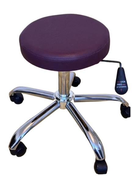 2. VK Comfortable Dark Purple Professional Stool – Bold & Unique