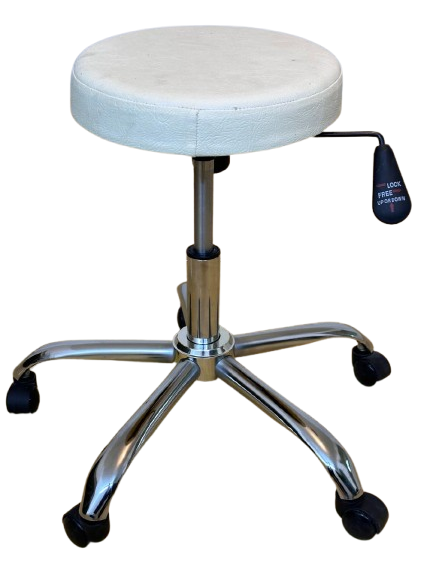 1. VK Comfortable White Professional Stool – The Classic Choice